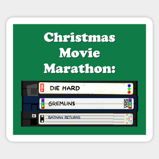 Christmas Movie Marathon (green variant) Sticker